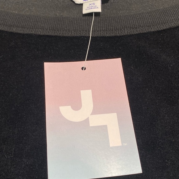 Wide Neck Velour JoyLab Long Sleeve sweatshirt - Picture 6 of 9